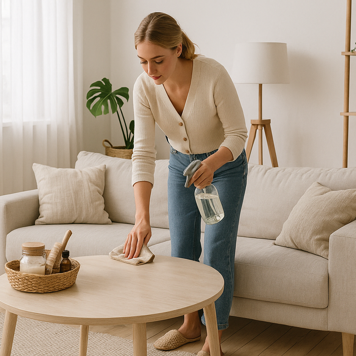 Wohnzimmer nachhaltig reinigen: Tipps für umweltfreundliche Sauberkeit