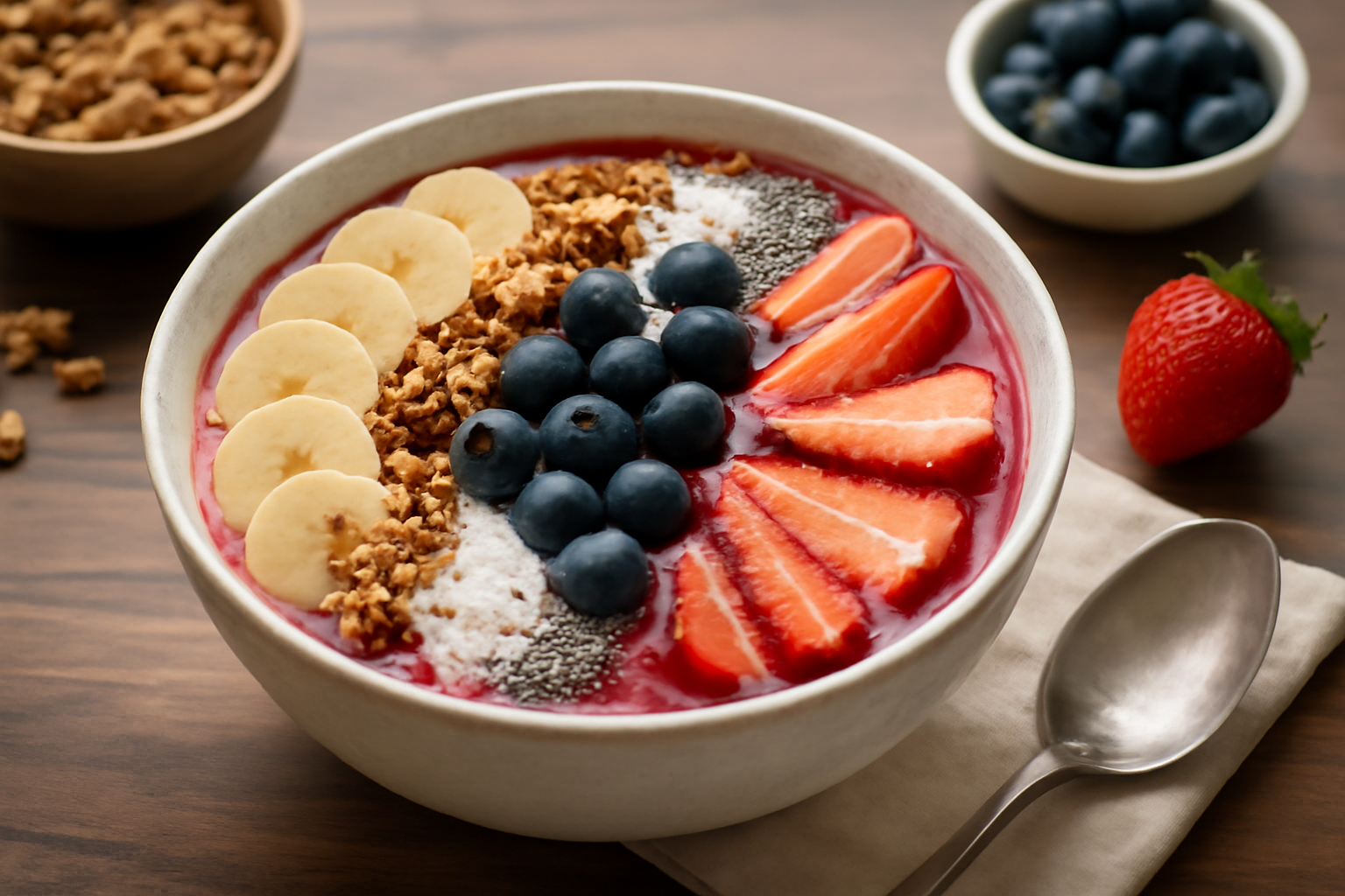 Wie man leckere und nahrhafte Smoothie-Bowls zubereitet