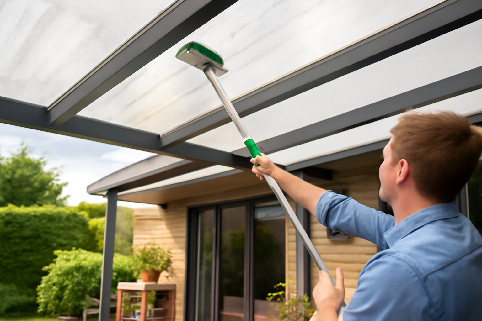 Überdachungen & Terrassendächer richtig reinigen – Der beste Reiniger für Markisen und Dächer