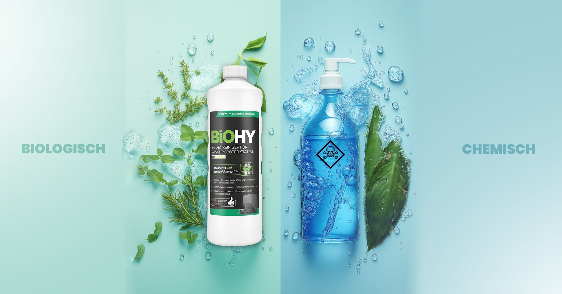 Bio vs. Chemie: Welches Reinigungsmittel ist am besten für deinen Wischroboter?