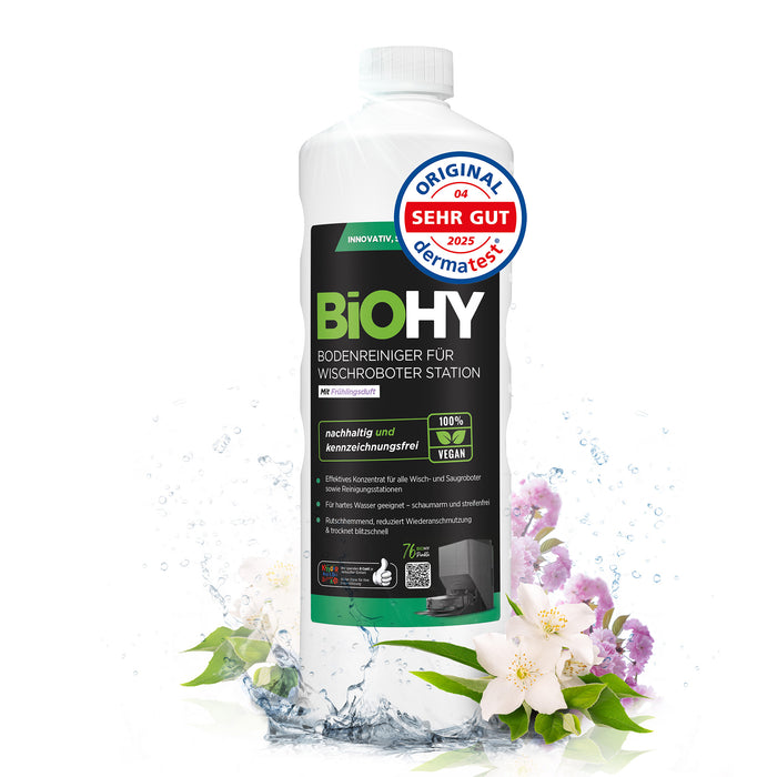 BiOHY Bodenreiniger Wischroboter Station Frühlingsduft