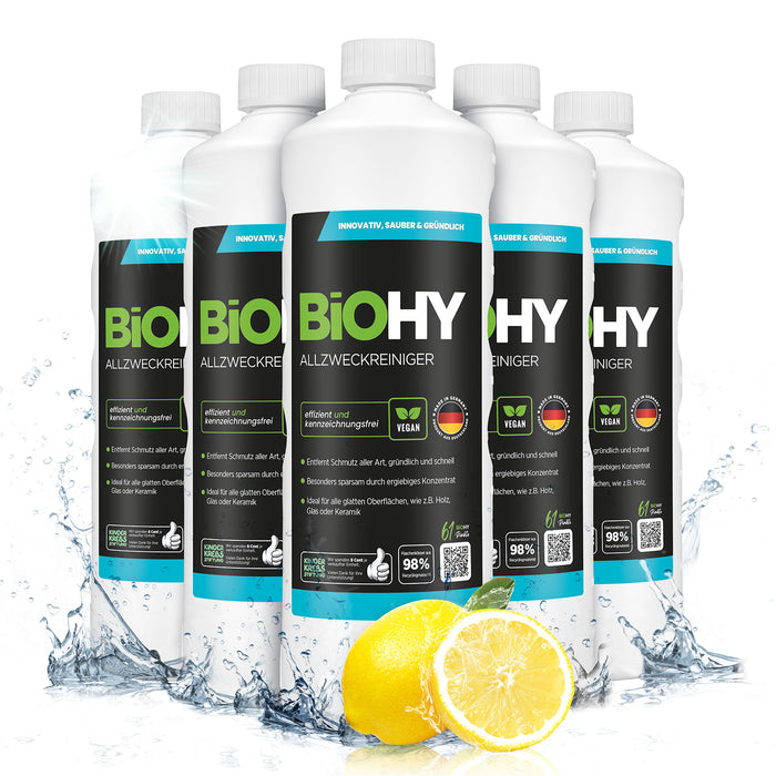 BiOHY Allzweckreiniger Konzentrat – 6er-Pack (6 x 1 Liter)
