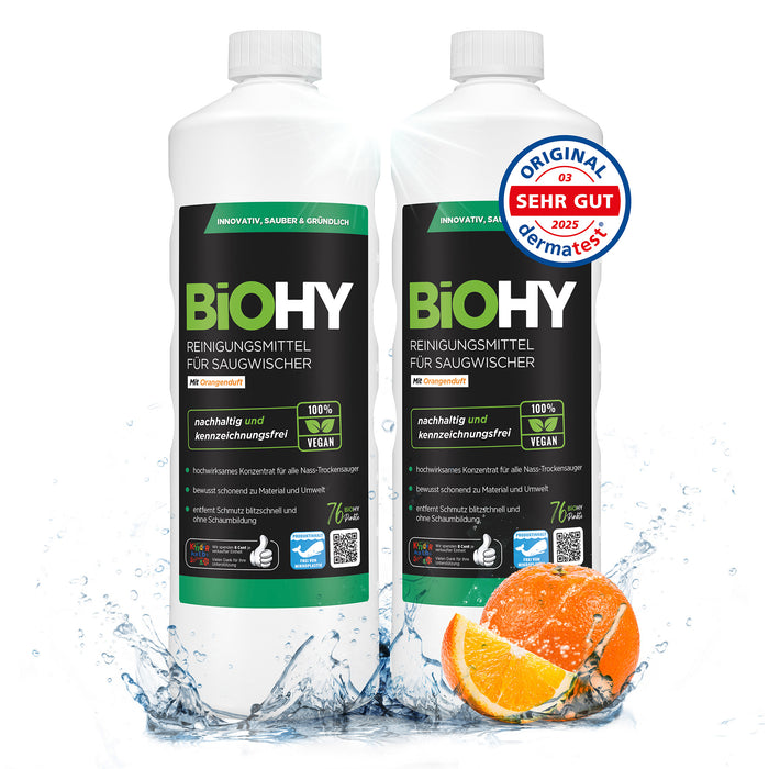 BiOHY Reiniger für Saugwischer mit Orangenduft