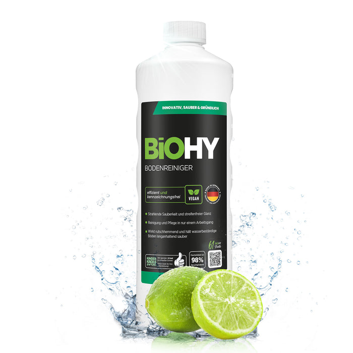BiOHY Bodenreiniger 1 Liter – Konzentrat für Fliesen, PVC, Stein und Laminat