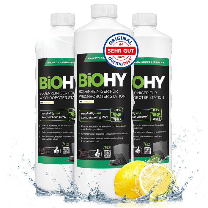BiOHY Bodenreiniger Wischroboter Station Frischeduft