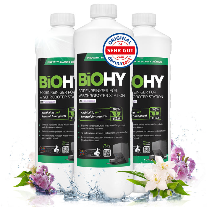 BiOHY Bodenreiniger Wischroboter Station Frischeduft