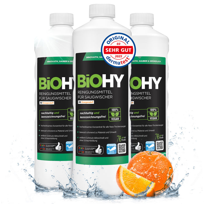 BiOHY Reiniger für Saugwischer mit Orangenduft