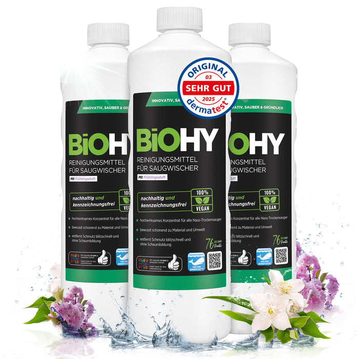 BiOHY Reiniger für Saugwischer mit Frühlingsduft