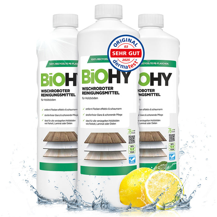 BiOHY Wischroboter Reinigungsmittel für Holzböden