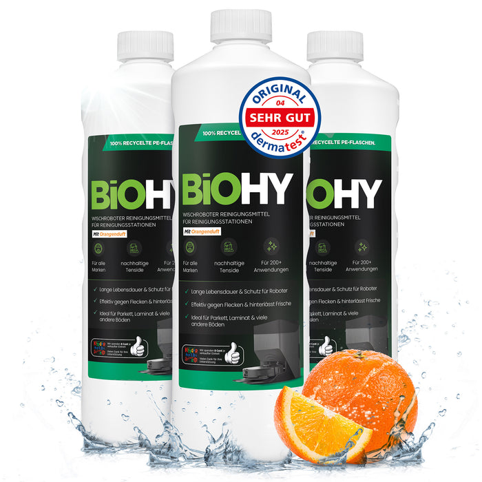 BiOHY Wischroboter Reiniger für Reinigungsstationen