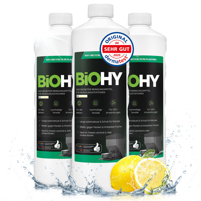 BiOHY Wischroboter Reiniger für Reinigungsstationen