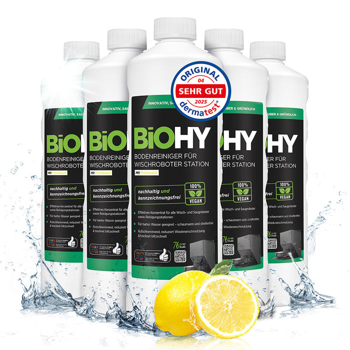 BiOHY Bodenreiniger Wischroboter Station Frischeduft