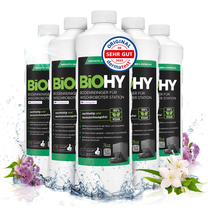 BiOHY Bodenreiniger Wischroboter Station Frischeduft