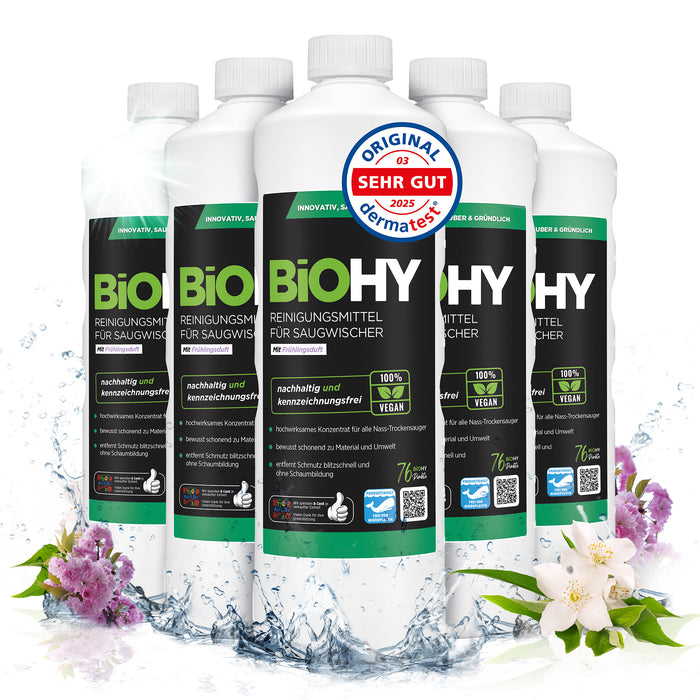 BiOHY Reiniger für Saugwischer mit Frühlingsduft
