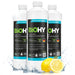 BiOHY Glas- und Oberflächenreiniger 3er-Pack (3 x 1 Liter Flasche) – Sparpaket für klare Scheiben