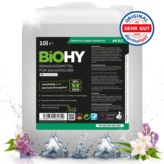 BiOHY Reiniger für Saugwischer mit Frühlingsduft