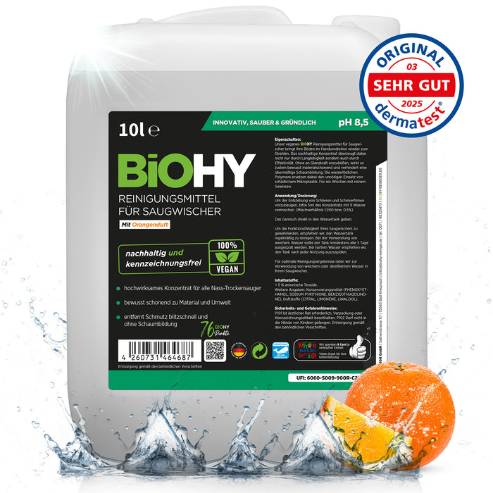BiOHY Reiniger für Saugwischer mit Orangenduft