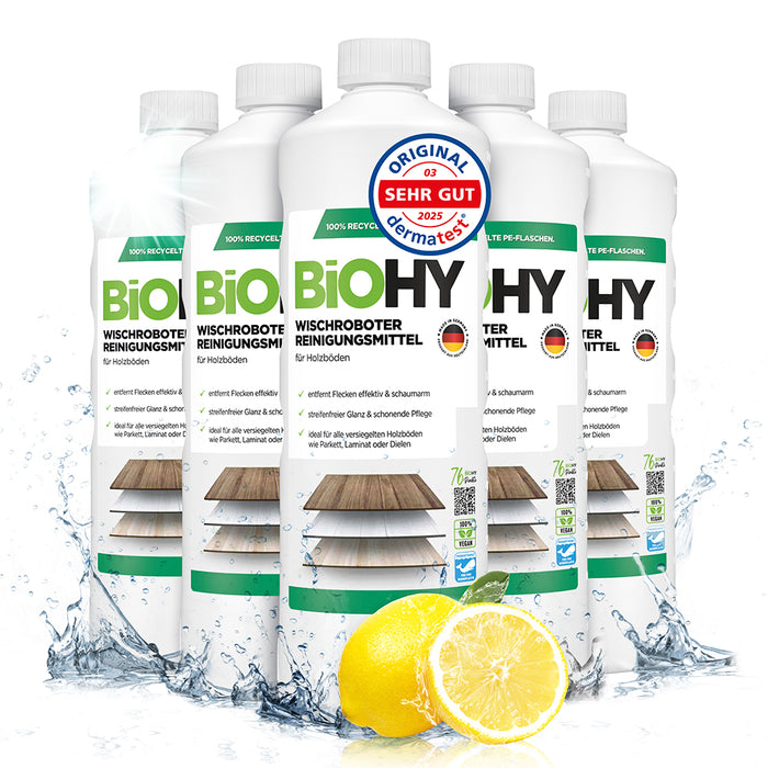 BiOHY Wischroboter Reinigungsmittel für Holzböden