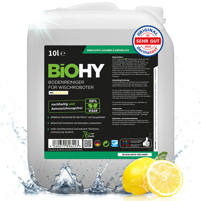 BiOHY Bodenreiniger für Wischroboter im 10-Liter-Kanister