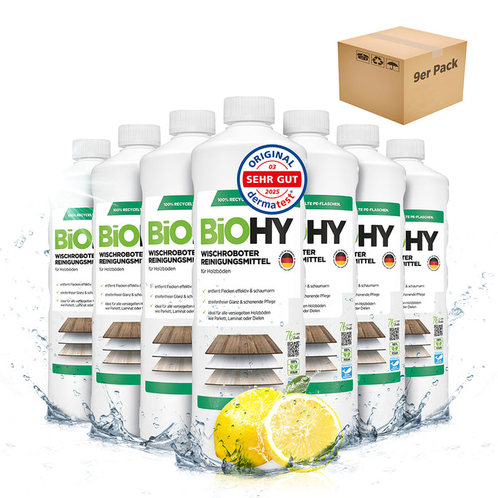 BiOHY Wischroboter Reinigungsmittel für Holzböden