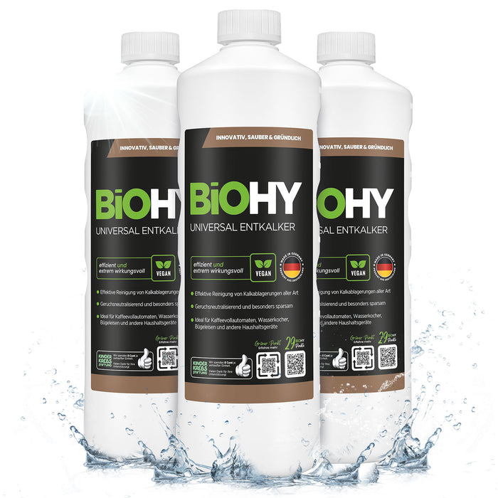 BiOHY Universal Entkalker im 3er-Pack (3 x 1 Liter)