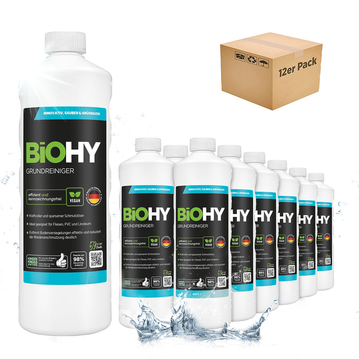BiOHY Grundreiniger – 12 x 1 Liter Flaschen im Sparpack
