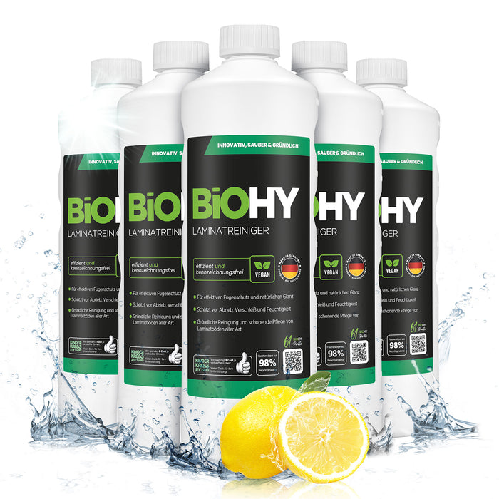 BiOHY Laminatreiniger im 6er-Pack (6 x 1 Liter)