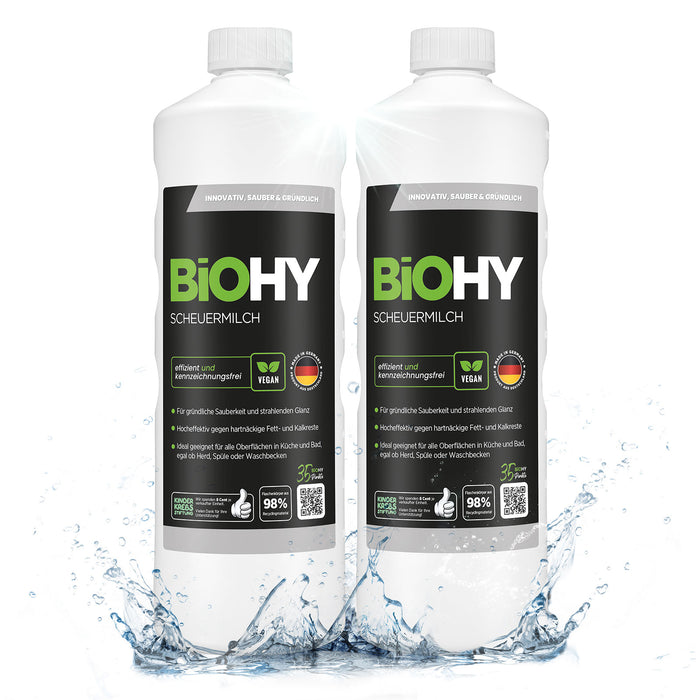BiOHY Scheuermilch im 2er-Pack (2 x 1 Liter)