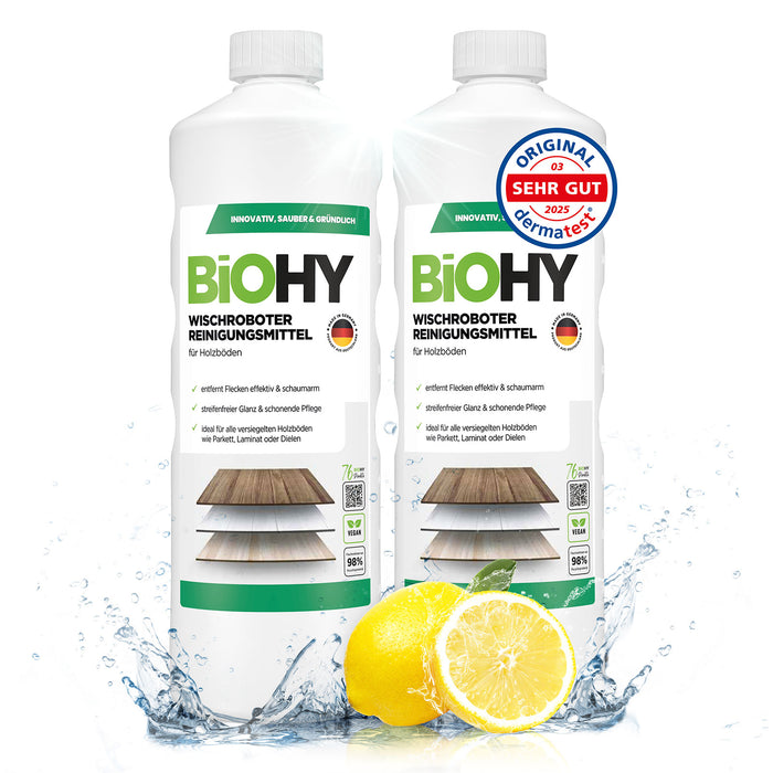 BiOHY Wischroboter-Reiniger Holzböden Konzentrat Flasche