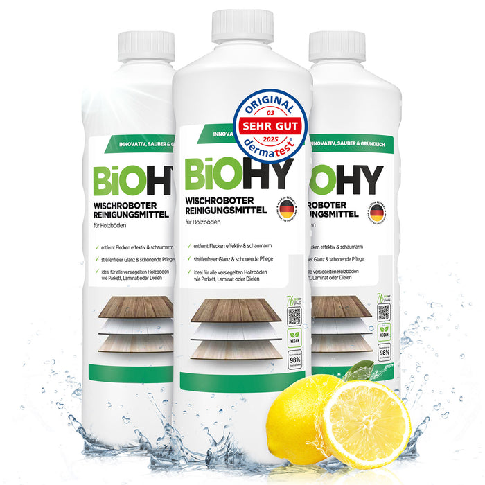 BiOHY Wischroboter-Reiniger Holzböden Vorratsflasche