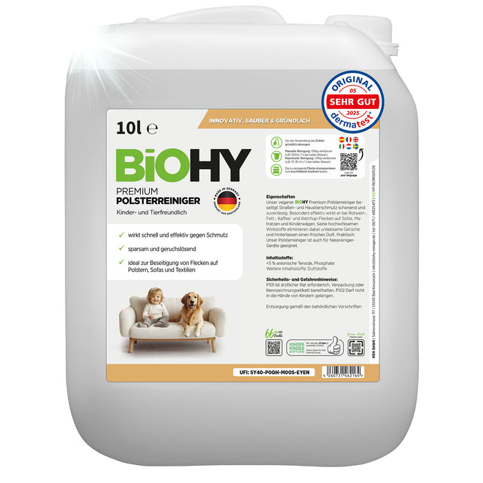 Ergiebiges Konzentrat: BiOHY Premium Polsterreiniger für viele Anwendungen