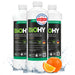 BiOHY Reiniger für Saugwischer mit Orangenduft im 3er-Pack (3 x 1 Liter)