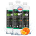 Produktflasche mit Etikett – BiOHY Wischroboter-Stationsreiniger Orangenduft