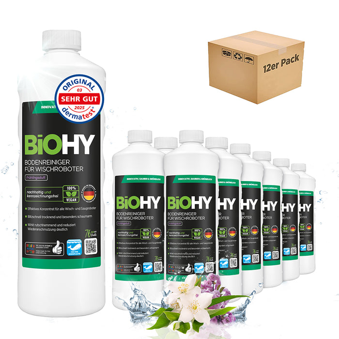 BiOHY Bodenreiniger für Wischroboter mit Frühlingsduft