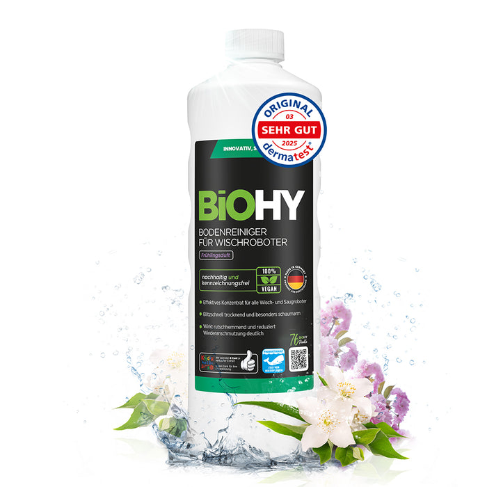 BiOHY Bodenreiniger für Wischroboter mit Frühlingsduft