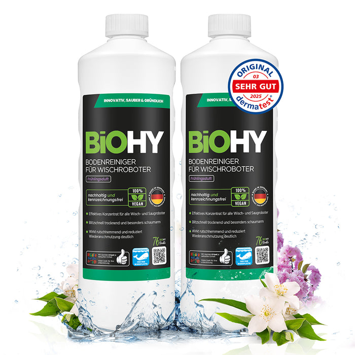 BiOHY Bodenreiniger für Wischroboter mit Frühlingsduft
