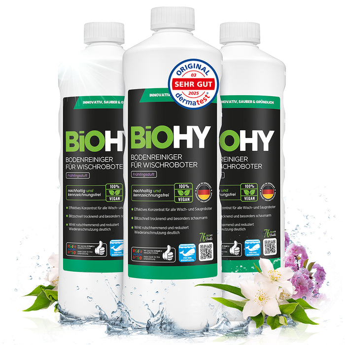 BiOHY Bodenreiniger für Wischroboter mit Frühlingsduft