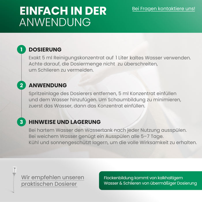 BiOHY Bodenreiniger für Wischroboter Frühlingsduft – Flasche mit Dosierkappe