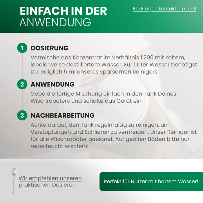 BiOHY Bodenreiniger Wischroboter Station Frühlingsduft