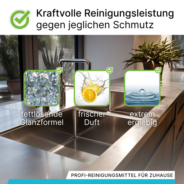 BiOHY Edelstahlreiniger im 10-Liter-Kanister