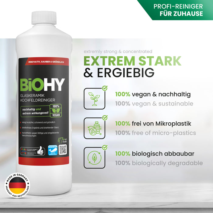 BiOHY Glaskeramik Kochfeldreiniger im 10-Liter-Kanister