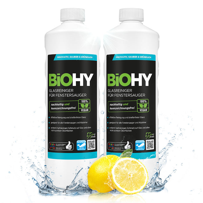 BiOHY Glasreiniger für Fenstersauger