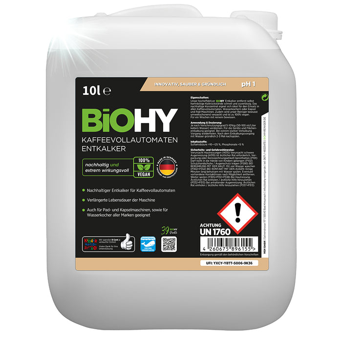 BiOHY Kaffeevollautomaten Entkalker