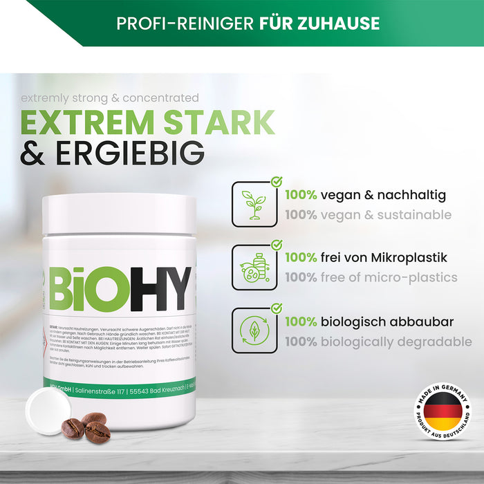 BiOHY Reinigungstabletten für Kaffeevollautomaten