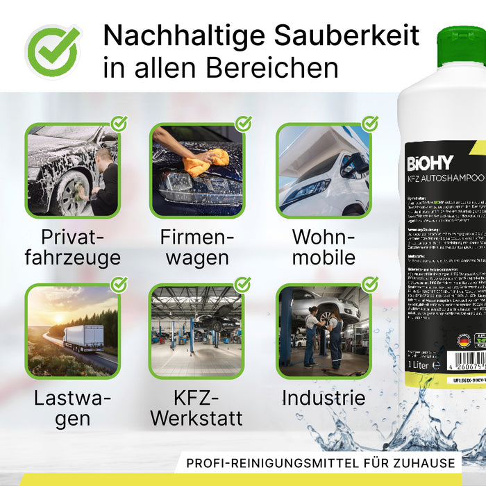 BiOHY KFZ Autoshampoo im 10-Liter-Kanister
