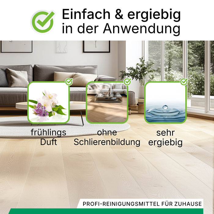 BiOHY Reiniger Saugwischer 10L mit Frühlingsduft
