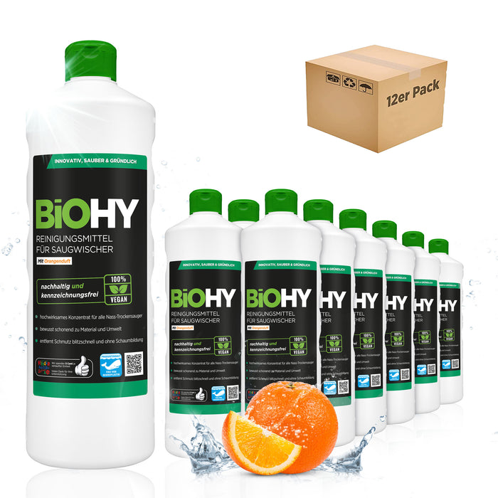 BiOHY Reiniger Saugwischer 10L mit Orangenduft