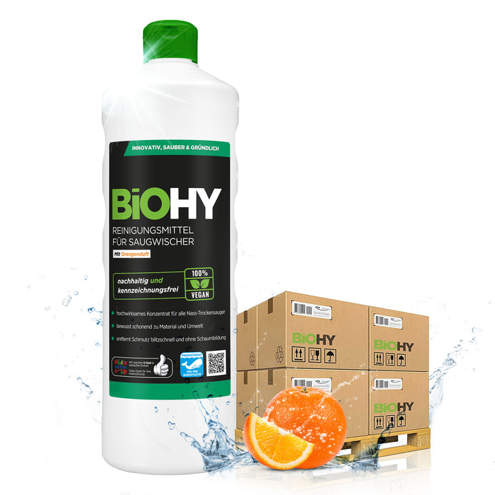 BiOHY Reiniger Saugwischer 10L mit Orangenduft