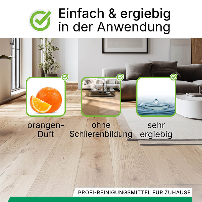BiOHY Reiniger Saugwischer 10L mit Orangenduft
