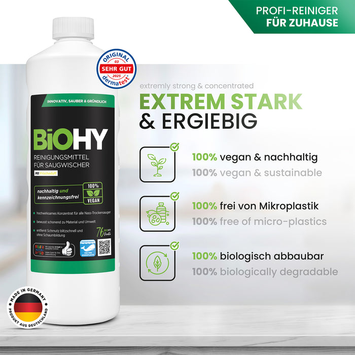 BiOHY Reinigungsmittel für Saugwischer